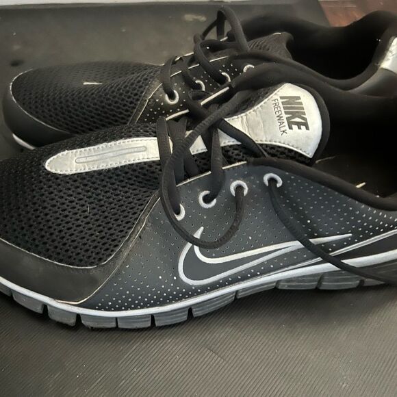 NIKE Free Walk+ white size 10 433735-020 Black & Gray - Picture 4 of 12